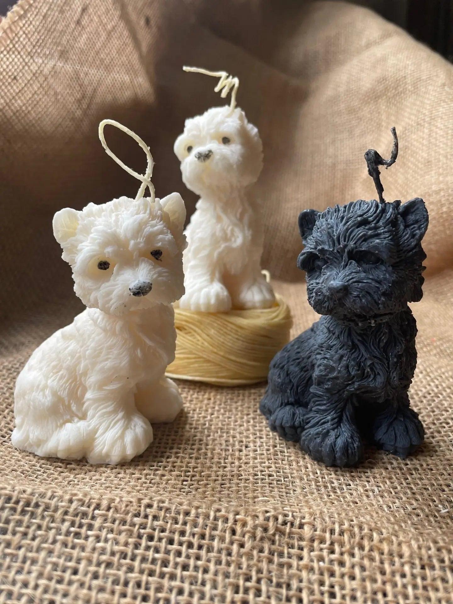 Cute Puppy Candles