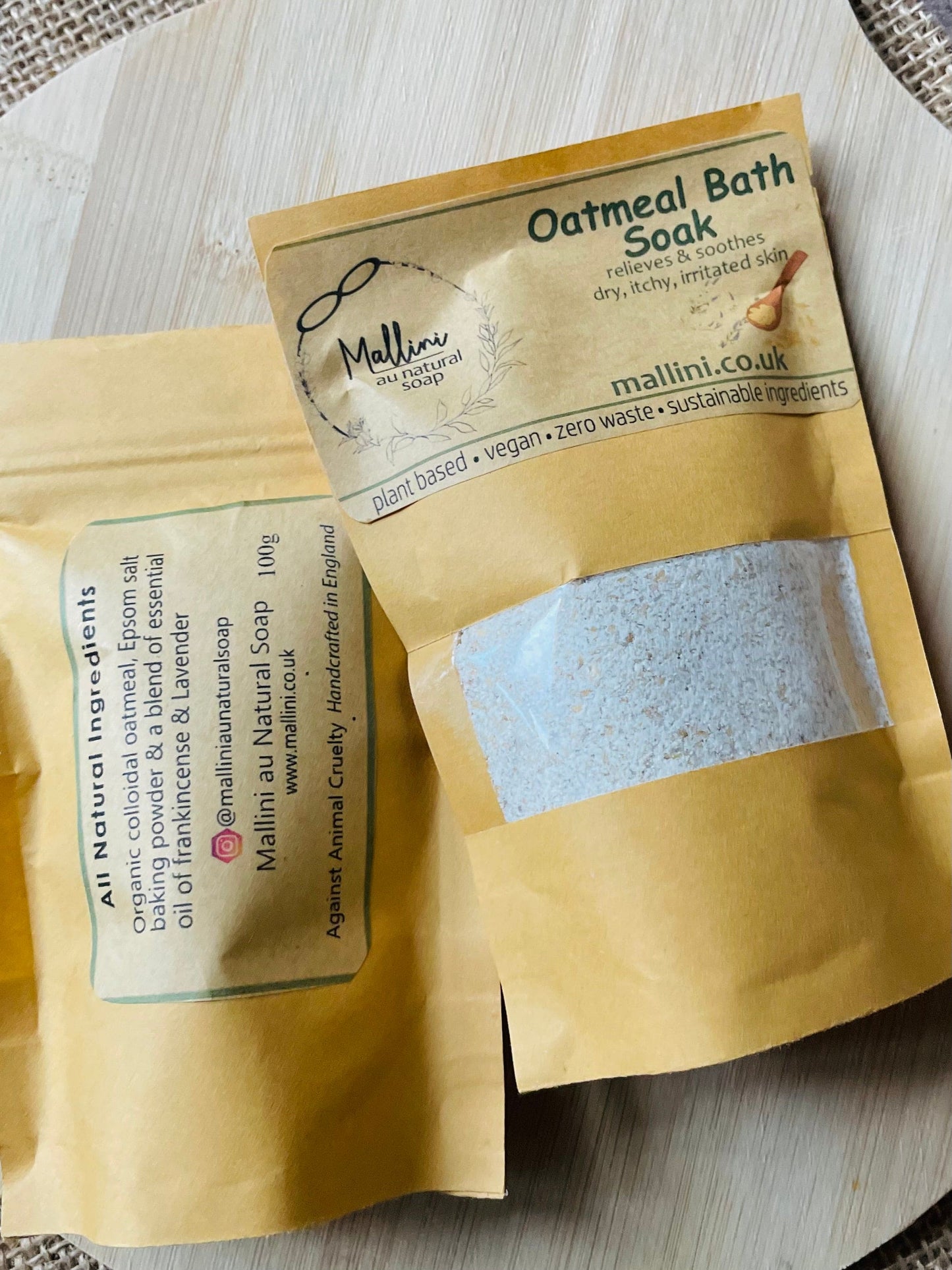 šOatmeal Bath Soak ā Soothing Relief for Itchy, Dry, and Sensitive Skin šFREE Muslin bag