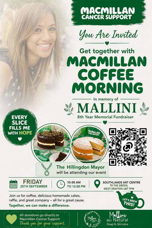 Macmillan Coffee Morning - in Memory of Mallini