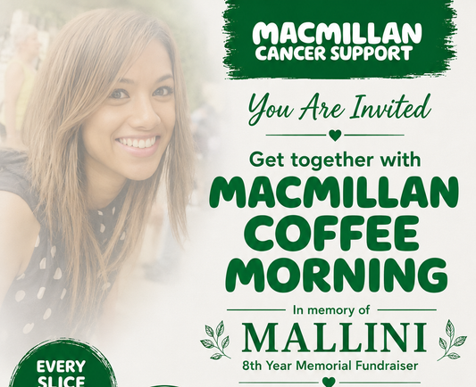 Macmillan Coffee Morning - in Memory of Mallini