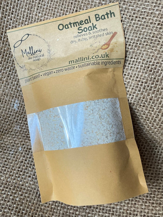 🌟Oatmeal Bath Soak – Soothing Relief for Itchy, Dry, and Sensitive Skin 🛁FREE Muslin bag