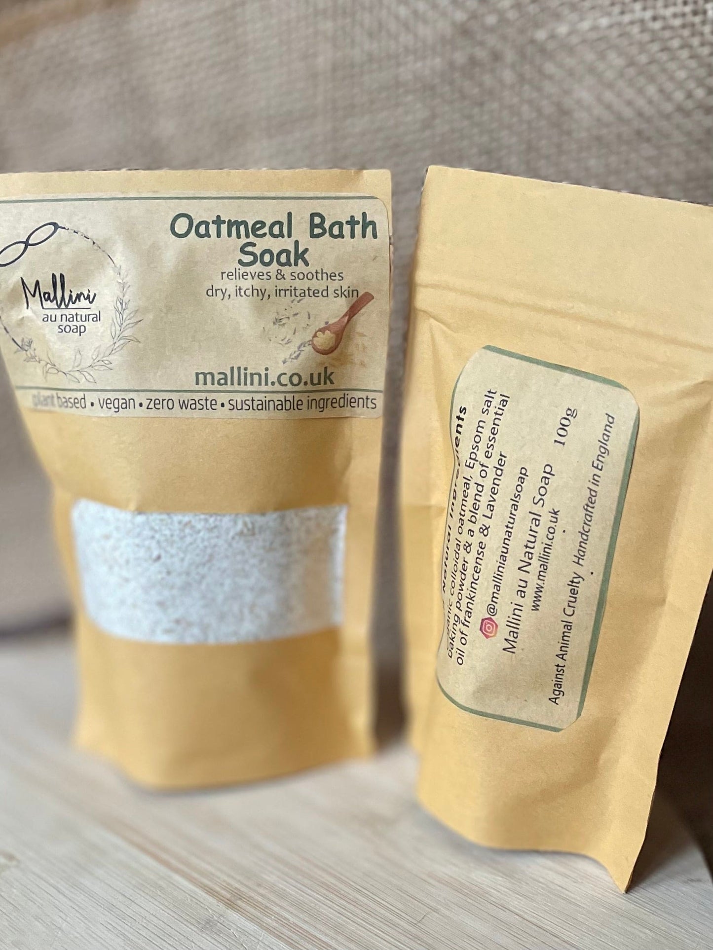 🌟Oatmeal Bath Soak – Soothing Relief for Itchy, Dry, and Sensitive Skin 🛁FREE Muslin bag