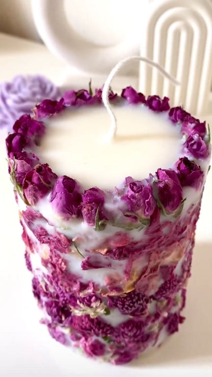 Women's Day Flower Candle
