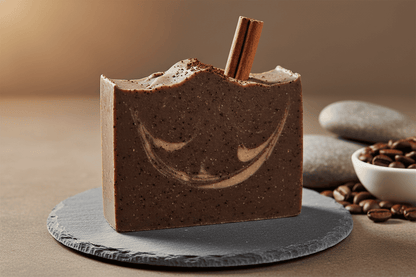 Coffee Cinnamon Latte Scrub Soap